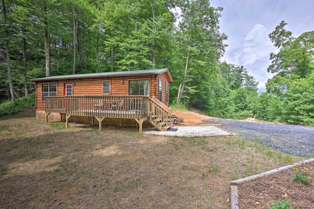 Quaint Log Cabin With Views Near West Jefferson Warrensville Экстерьер фото
